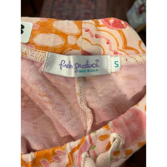 Fresh Produce Womens Pink Tiered Skirt Sz S Floral Cottage Core Casual Pull-On - Picture 3 of 8